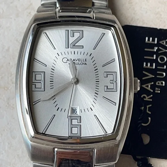 Caravelle | Accessories | Caravelle Lady Quartz Silver Wdate  display picture 3